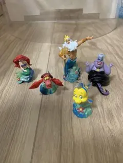 ディズニー　チョコエッグ　フィギュア　5個セット　アリエル
