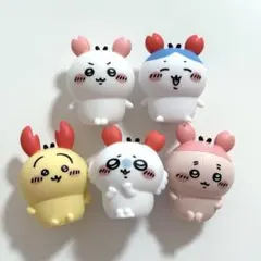 ちいかわ ソフビフィギュア3 ちいかわ ハチワレ うさぎ モモンガ カニちゃん