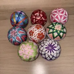 ハンドメイド可愛い小手まり8個組③