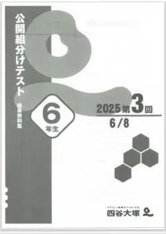 2026年最新】四谷大塚 組分けテスト 6年の人気アイテム - メルカリ