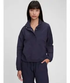 Gapfit コミューター　ハーフジップジャケット　ブルゾン　ドロストのサムネイル