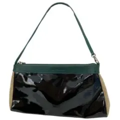 アンテプリマ ハンド バッグ エナメル レザー スエード イタリア製