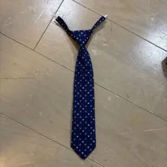 ネイビー水玉ネクタイ