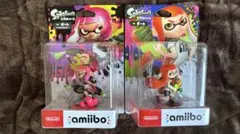 新品未開封amiibo スプラトゥーン　ガール　(ネオンピンク) ガール セット