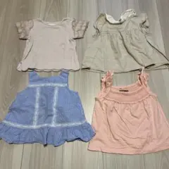 80㎝トップス4点セット baby GAP バースデイ