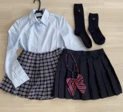 制服 コスプレ 女子高生 平成 Y2K プリーツ 韓国 スクール