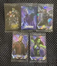 マーベル ウエハース カード MARVEL アベンジャーズ　5枚セット