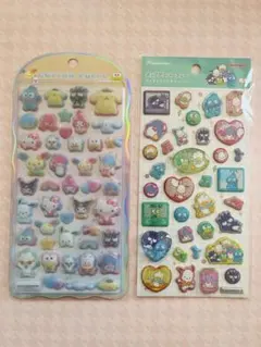 コットンパフィーシール　ポップデコパーティー　はぴだんぶい