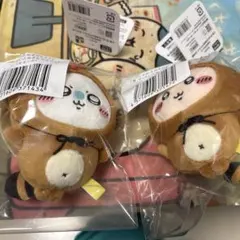 たぬきだもんくじ　C賞　モモンガ、古本屋2個セット