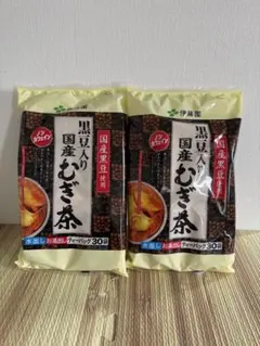 伊藤園 黒豆入り国産むぎ茶 ティーバッグ 30袋×2個のサムネイル