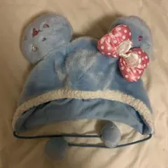 ディズニー ミニー ファンキャップ 水色