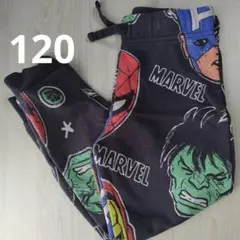 120cm　マーベル　裏起毛パンツ　長ズボン　スパイダーマン