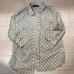 GARE DE LYON 花柄シャツ 日本製