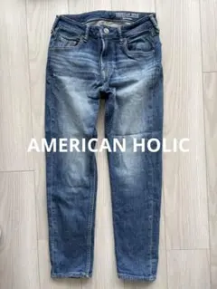 AMERICAN HOLIC スキニージーンズ ブルー
