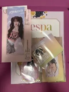 aespa カリナ トレカ ツアー ラントレ 箔押し サイン入り - メルカリ