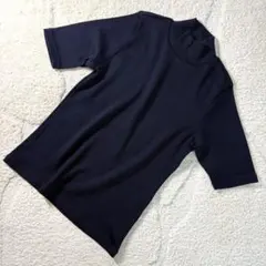 【美品】SCAPA スキャパ リブトップス 紺38 ハイネック 美品のサムネイル