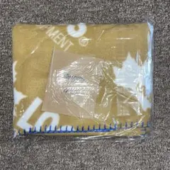 ロゴス　logos 未使用 フリース ブランケット 黄色