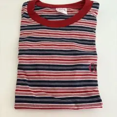 Z*I様 GU Coca-Colaコラボ ストライプ Tシャツ赤