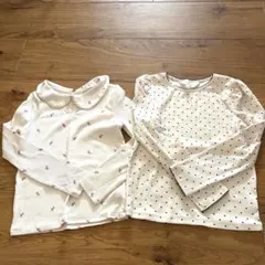 H&M 長袖カットソー 2枚セット (122/128)