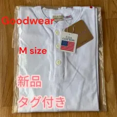 【Goodwear】ヘンリーネック ロン T ヘビーウェイトUSAコットン
