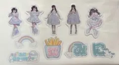 iLife 虹羽みに 生誕ステッカー 全10種コンプ