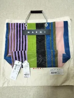 限定値下げ MARNI ストライプ トートバッグ - メルカリ