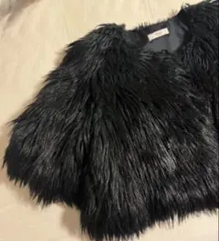 【匿名配送】PRADA★ファー★ケープ★モスグリーン