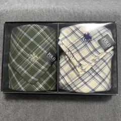 POLO チェック柄ハンカチ 2枚セットのサムネイル