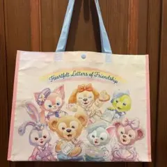 ダッフィーフレンズ　ハートフェルトレターズオブフレンドシップ　ショッパー