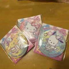サンリオ　缶ミラー(ポムポムプリン、ポチャッコ、ハローキティ)