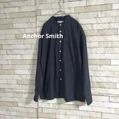 Anchor Smith アンカースミス シャツ サイドスリット バンドカラーのサムネイル