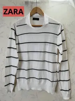 値下げ 匿名配送　ZARA 薄手ニット メンズM