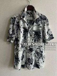 00s TORNADO MART 開襟　フローラルローズ総柄　シャツ y2k平成のサムネイル