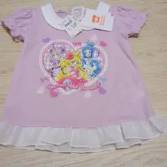 新品未使用　キミとアイドルプリキュア　半袖フリルTシャツカットソー100