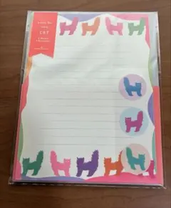 カラフル猫デザイン レターセット