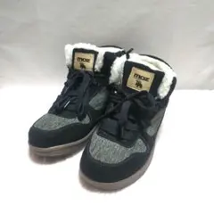 【新品】MOZ ボア付きハイカットスニーカー 23㎝