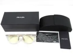 プラダ✳︎PRADA✳︎SPR17Y✳︎PR17YS Prada PR 17YS L (49 - 22) with Green lenses and Transparent