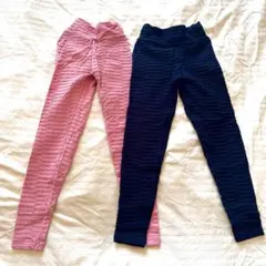 【美品】トレーニング レギンス＊S-M＊ピンク&黒