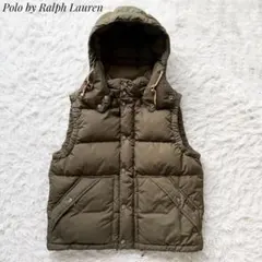 美品 2WAY⭐︎Polo by Ralph Lauren ダウンベスト カーキL