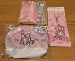 サンリオ　メゾピアノ　くじ　ポーチなど3点セット