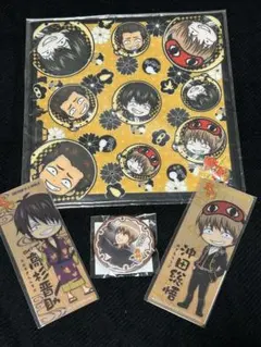 銀魂 J-world限定グッズ まとめ売り ミニタオル 缶バッジ ブックマーカー