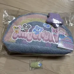 エニマイくじ　エンジェルブルーラスト賞 バックポーチ　ヘアクリップ