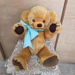 草かんむりの姫 様　　✨極美品✨❤️アンティークチーキー❤️ビンテージチーキー テディベア＊チーキー - テディベア＆欧米の古着＆アンティーク専門店