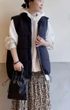 CIAOPANIC TYPY 中綿ベスト　ブラック