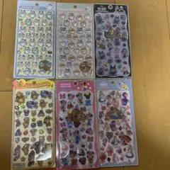 ディズニー キャラクターシール 6パックセット