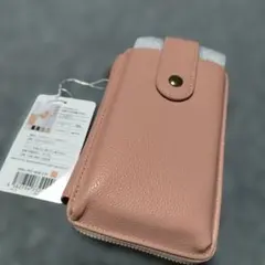 ゲオ GEO 合皮スマホポシェット ピンク 新品未使用品