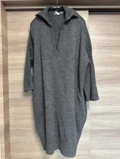 45r (フォーティファイブ・アール）ウールアルパカ ゆったりニットワンピース