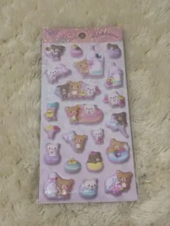 【まとめ買い割引あり】もっと！ふにふにシール　リラックマ