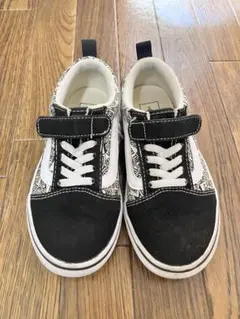 VANS 키즈 스니커즈 블랙 화이트