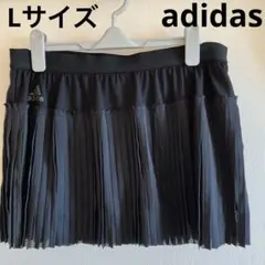 adidas プリーツスカート Lサイズ 黒